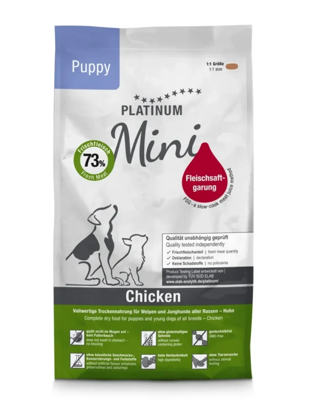 Platinum Puppy Chicken Mini 900g