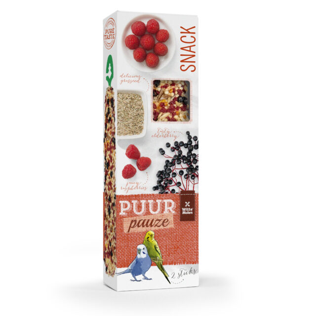 Maius viirpapagoidele PUUR Pulgad Vaarikas/Põldmari 60g