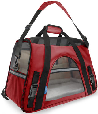 Freedog Fly transpordikott punane 48x25x33cm