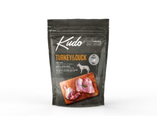 Kudo Turkey & Duck Mini külmpressitud koeratoit 3kg