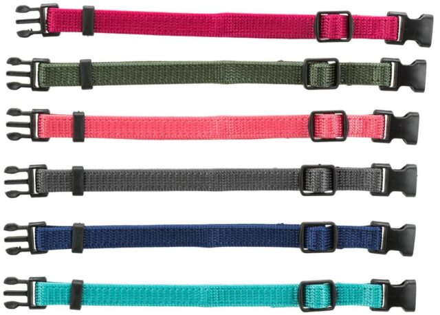 Kutsikakaelarihmade komplekt Junior, S-M: 17-25 cm/10 mm, fuksiat, grafiiti, indigot, metsa, koralli