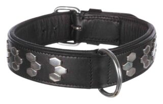Kaelarihm Active naastudega, XL: 65–75 cm/40 mm, must