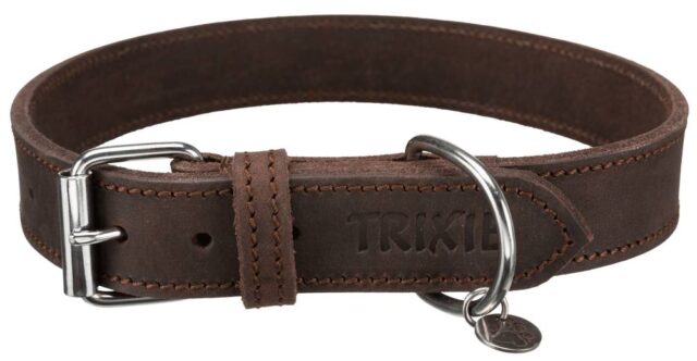Kaelarihm Rustic, L: 48-56 cm/30 mm, tumepruun