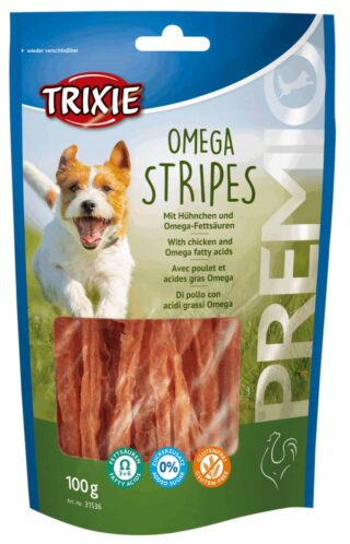Koera maius PREMIO Oomega ribad, kana, 100 g