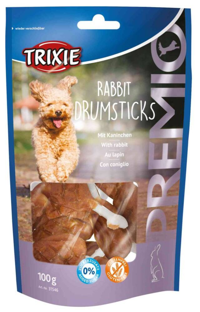 Koera maius PREMIO Küüliku koivad, 8 tk /100 g