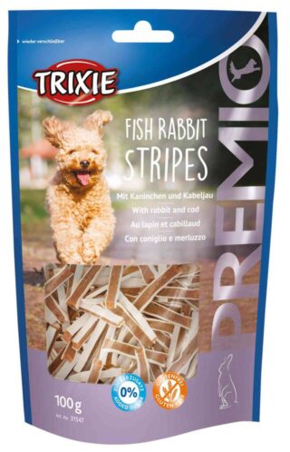 Koera maius PREMIO kala Küüliku ribad, 100 g