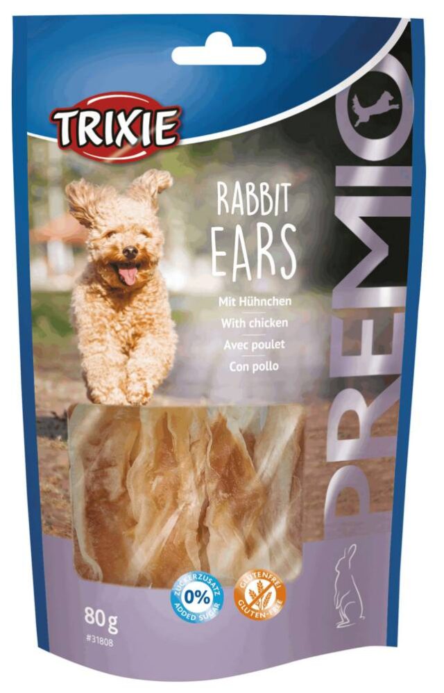 Koera maius PREMIO Küülikukõrvad, 80 g