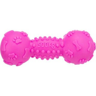 Mänguasi koertele Hantel, vinüül, 19 cm juhuslik värv