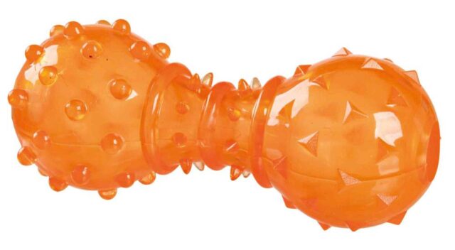 Mänguasi koertele DogActivity Snack Dumbbell 12cm juhuslik värv