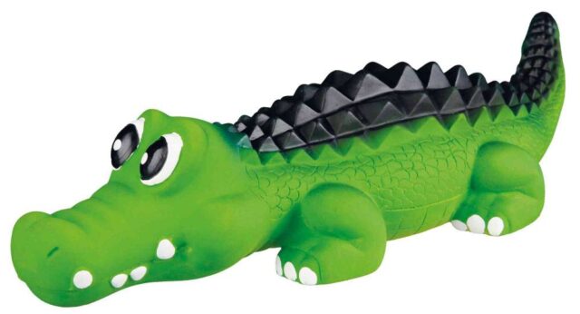 Mänguasi koertele Krokodill, lateks, 33 cm