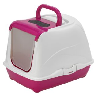 Kassitualett Flip Cat 50x39x37cm Hot Pink Roosa