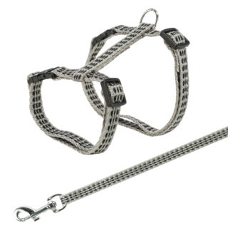 Traksid kassidele rihmaga, helkuriga, nailon, 22-42 cm/10 mm, 1,20 m.