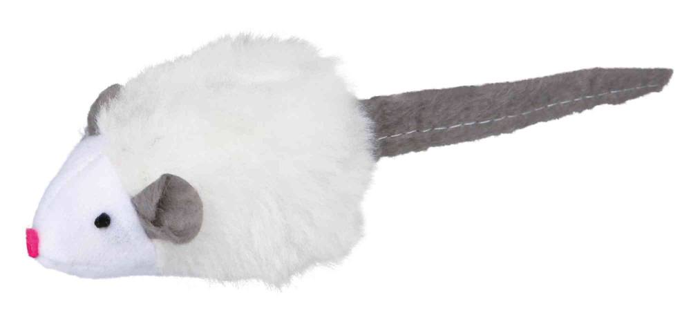 Mänguasi kassidele Hiir mikrokiibiga, pehme, kassinõges, 6 cm