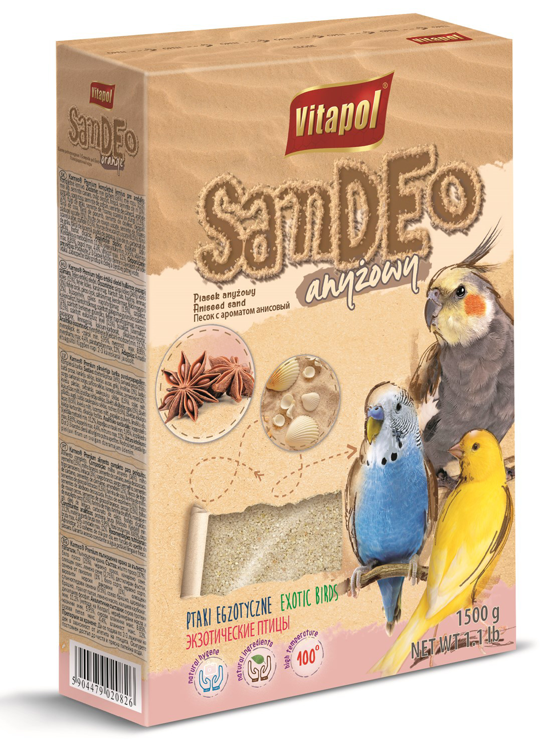 Puuriliiv lindudele - aniis 1,5 kg