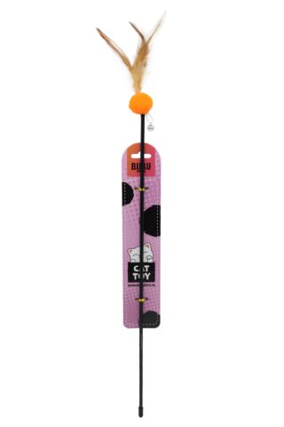 Bubu Pets kassiõng palli ja sulega 55cm 1tk (assortii)