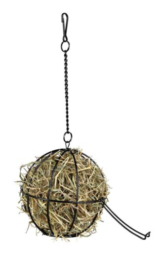 Näriliste söögikorv ketiga, metallist, 12cm