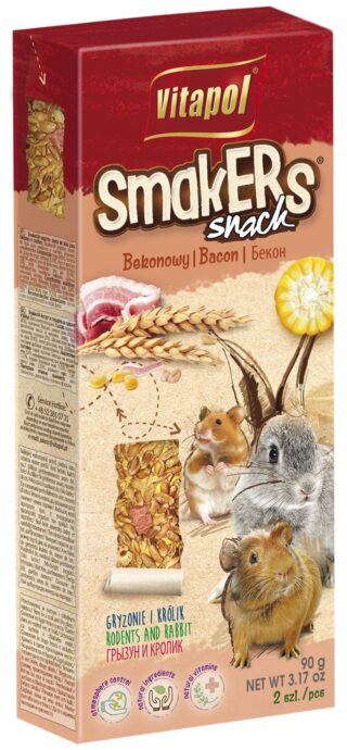 Maius närilistele ja küülikutele SMAKERS peekon 90g