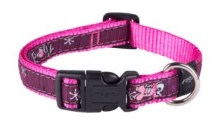 Kaelarihm Rogz Fancy Dress M 16mm Scooter, Pink Love muster