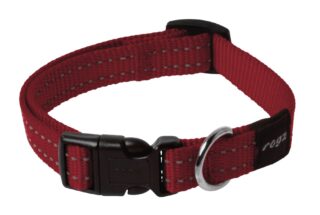 Kaelarihm Rogz Snake 16mm/26-40cm punane