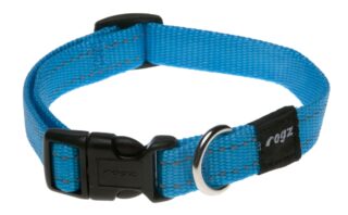 Kaelarihm Rogz Snake 16mm/26-40cm türkiissinine
