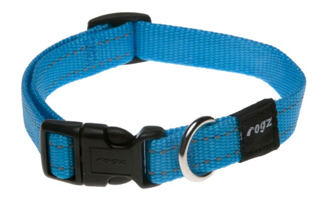 Kaelarihm Rogz Snake 16mm/26-40cm türkiissinine