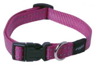 Kaelarihm Rogz Snake 16mm/26-40cm roosa