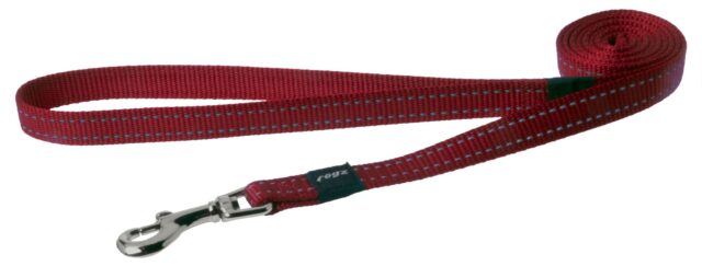 Jalutusrihm Rogz Utility Medium 16mm Snake, punane helkur