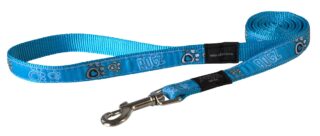 Jalutusrihm Rogz Fancy Dress L 20mm Beach Bum, Turquoise Paw muster