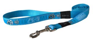 Jalutusrihm Rogz Fancy Dress XL 25mm Armed Response, Turquoise Paw muster