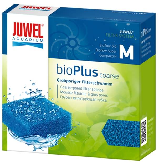 Filtrielement bioPlus coarse M (Compact) - jämepoorne filtrikäsn