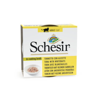 Schesir tuunikala + kalamaimud puljongis 70g kassikonserv