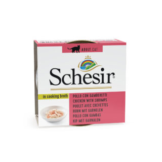 Schesir Complements kanaga ja krevettidega puljongis 70 g kassikonserv