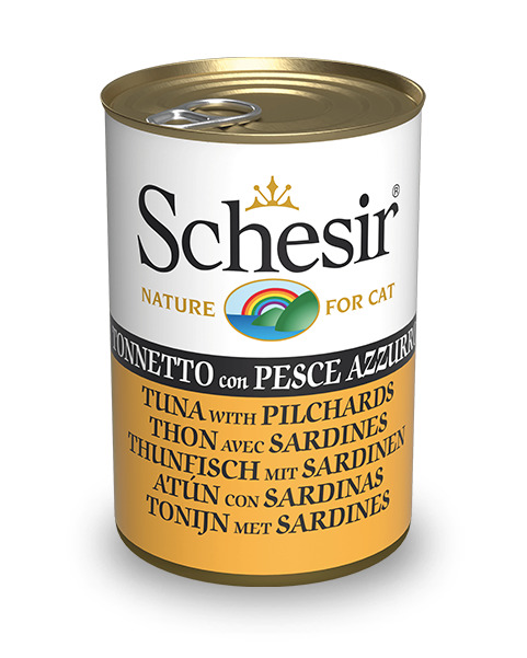 Schesir tuunikala + sardiinid želees 140g kassikonserv