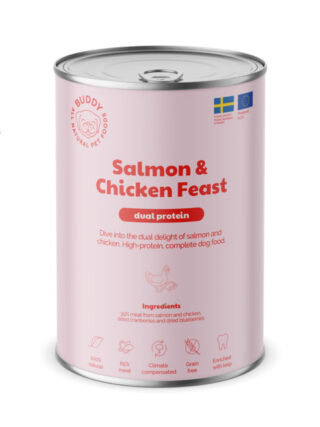 BUDDY KOERA KONSERV LÕHE/KANA 400G