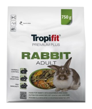 Tropifit Premium Plus Rabbit täissööt küülikutele 750g