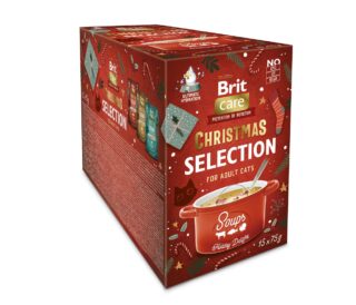 Brit Care Cat Soup Christmas multipakk kassidele 15 x 75g