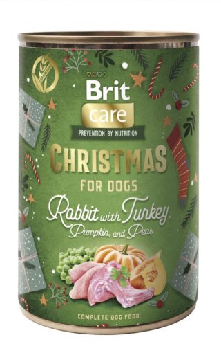 Brit Care Christmas Rabbit with Turkey konserv koertele 400g