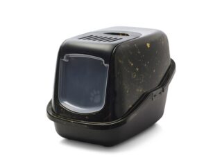 SAVIC KASSI LIIVAKAST NESTOR MARBLE MUST/KULDNE 56X39X38,5CM