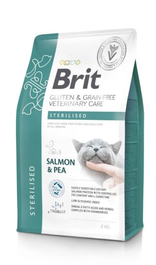 Brit Veterinary Diet Sterilised erisööt steriliseeritud kassidele 2kg