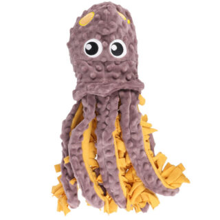 Flamingo koera nuuskimismänguasi Morgano kaheksajalg 47 cm, lilla