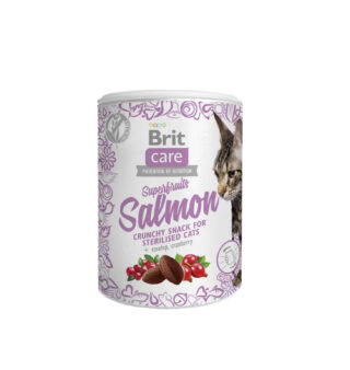 Brit Care SuperFruits Salmon kassimaius lõhega 100g