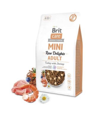 Brit Care Mini Raw Delights Turkey with Shrimp koeratoit 2kg