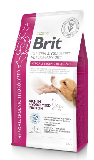Brit Veterinary Diet Hypoallergenic Hydrolyzed erisööt koertele 2kg