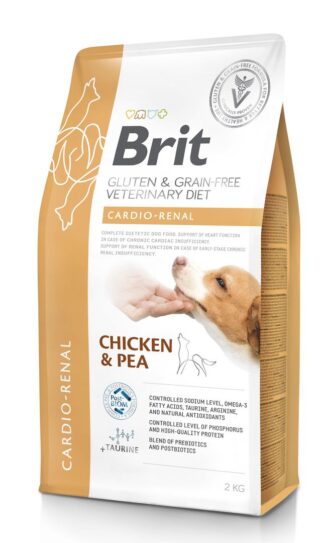 Brit Veterinary Diet Cardio - Renal erisööt koertele 2kg