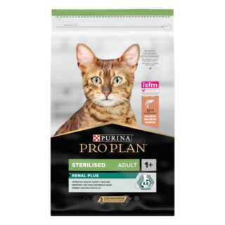 Purina PRO PLAN kassitoit STERILISED RENAL, lõherikas, 10 kg