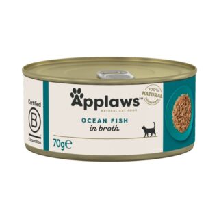 Applaws konserv kassidele, ookeanikalaga, 70 g