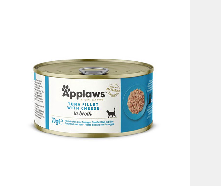 Applaws konserv kassidele, tuunikala ja juustuga, 70 g