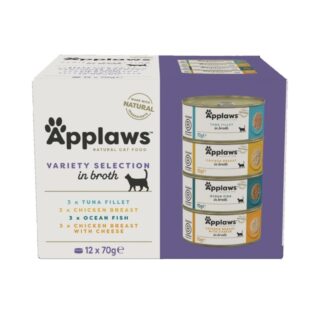 Applaws Supreme konservid kassidele, kana ja kalaga, 12 x 70 g