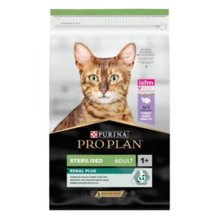 Purina PRO PLAN kassitoit STERELISED RENAL kalkunirikas, 10 kg