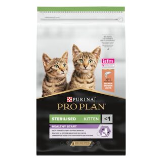 Purina PRO PLAN STERELISED KITTEN kassipoja toit lõhega, 10 kg